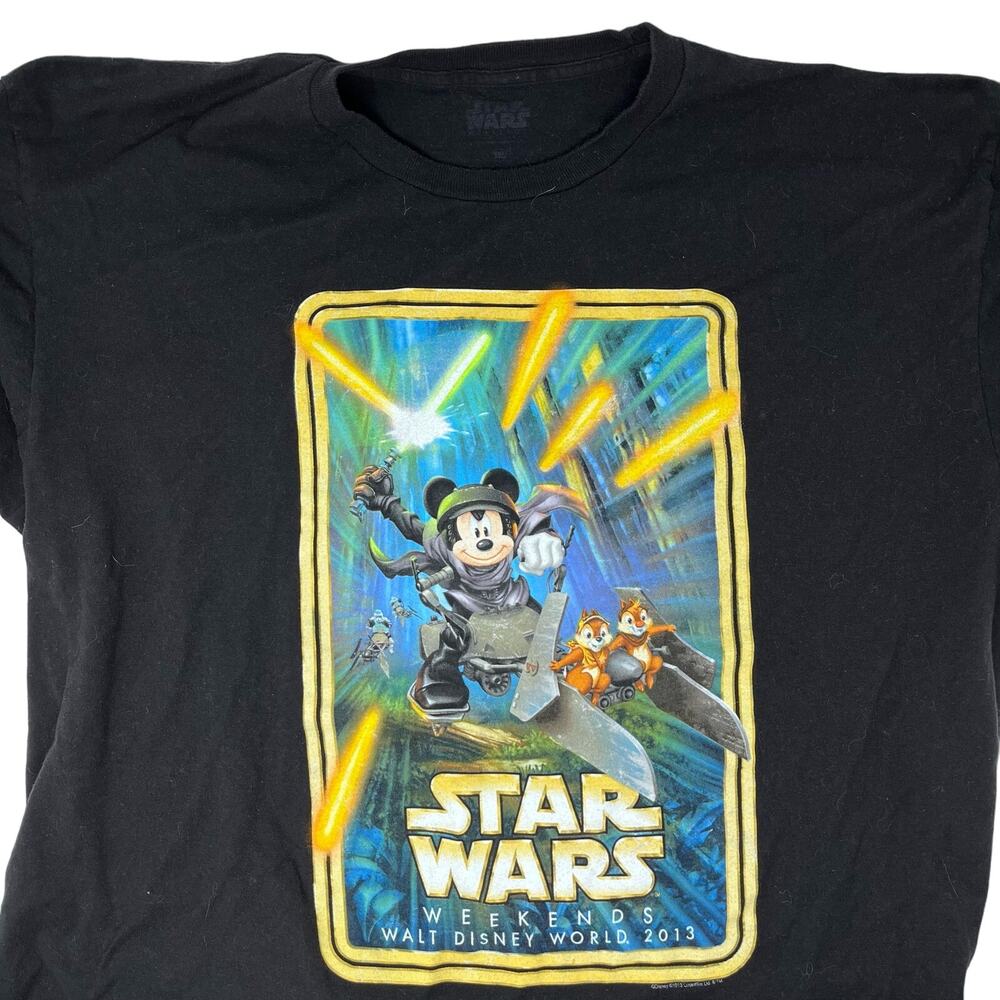 DISNEY WORLD STAR WARS WEEKENDS 2013 T-SHIRT WOMENS 2XL RETURN OF THE JEDI